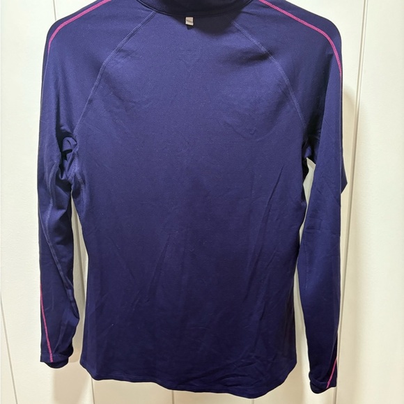 NIKE 1/4 Zip Women’s Medium Purple Reflective Running DRI-FIt Athletic - Picture 3 of 4